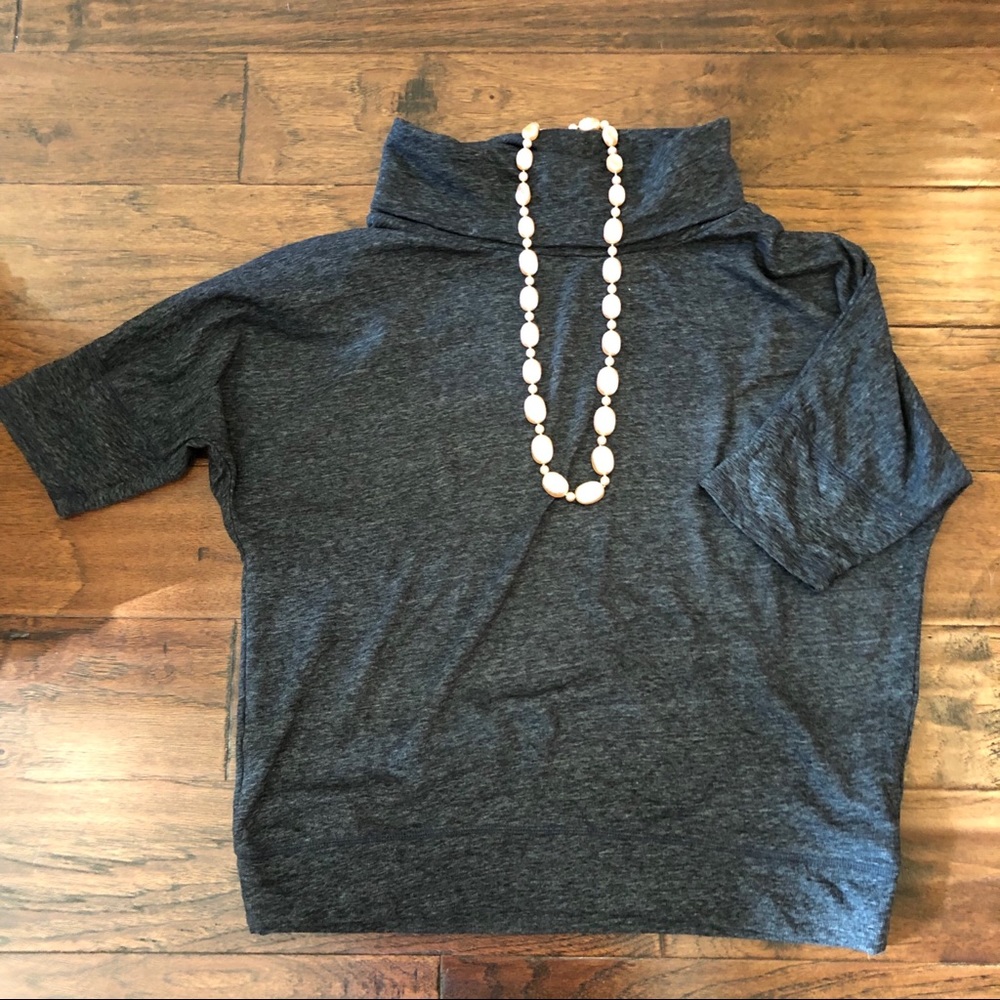 L Sweater Old Navy Gray Heather